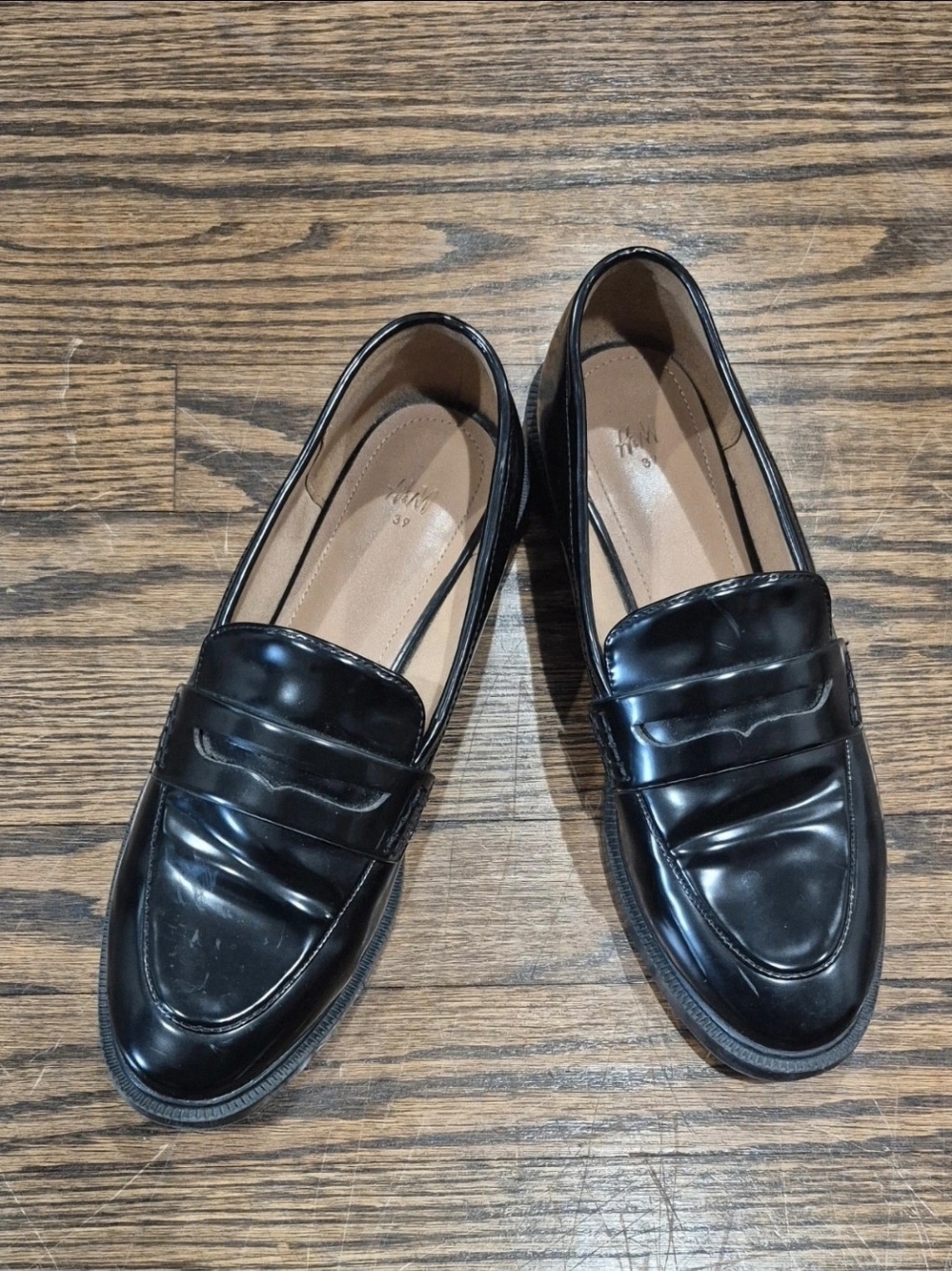 Classic Black Penny Loafers